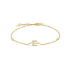 Custom Initial Bracelet - Gold