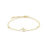 Custom Initial Bracelet - Gold