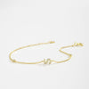 Custom Initial Bracelet - Gold