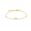 Custom Initial Bracelet - Gold