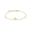 Custom Initial Bracelet - Gold