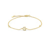 Custom Initial Bracelet - Gold